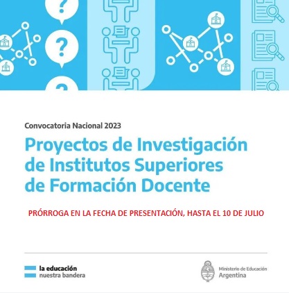 PRÓRROGA EN LA CONVOCATORIA A PROYECTOS DE INVESTIGACIÓN DE INSTITUTOS ...