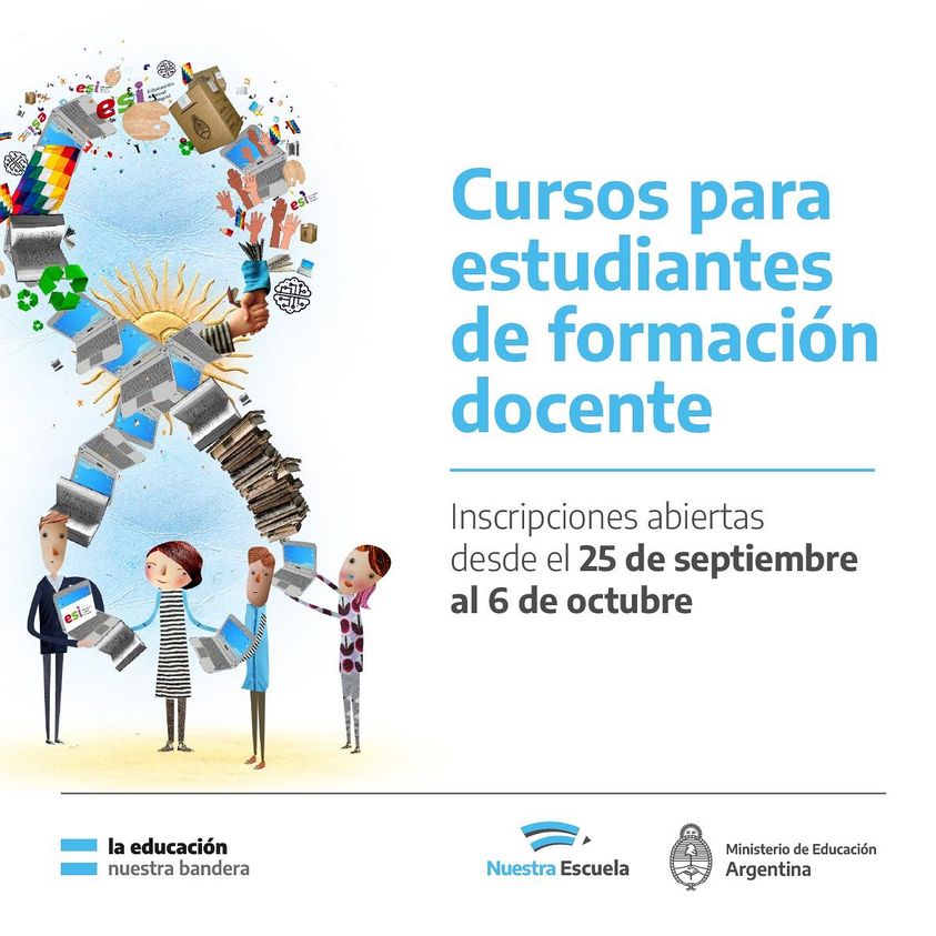 NUEVOS CURSOS PARA ESTUDIANTES DE FORMACIÓN DOCENTE – saltaeducs